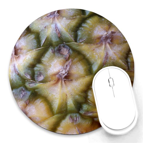pineapple Round Mousepad from ArtsNow.com Front