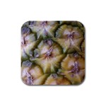 pineapple Rubber Square Coaster (4 pack)