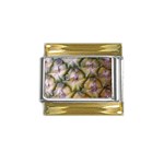 pineapple Gold Trim Italian Charm (9mm)