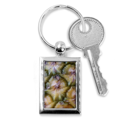 pineapple Key Chain (Rectangle) from ArtsNow.com Front