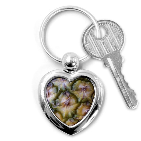 pineapple Key Chain (Heart) from ArtsNow.com Front