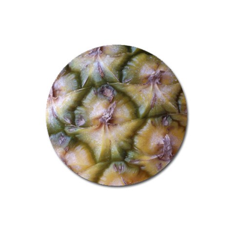 pineapple Magnet 3  (Round) from ArtsNow.com Front