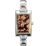 leaves Rectangular Italian Charm Watch