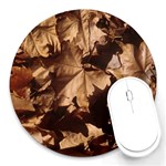 leaves Round Mousepad