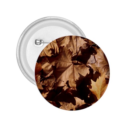 leaves 2.25  Button from ArtsNow.com Front