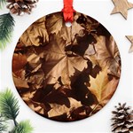 leaves Ornament (Round)