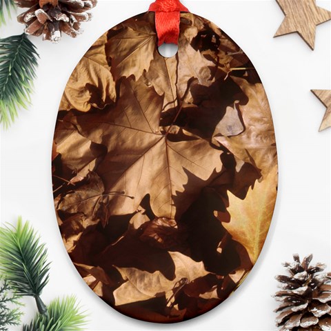 leaves Ornament (Oval) from ArtsNow.com Front