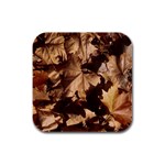 leaves Rubber Square Coaster (4 pack)