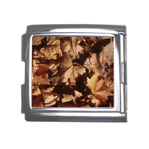 leaves Mega Link Italian Charm (18mm) from ArtsNow.com Front