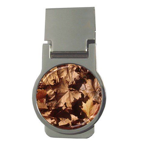 leaves Money Clip (Round) from ArtsNow.com Front