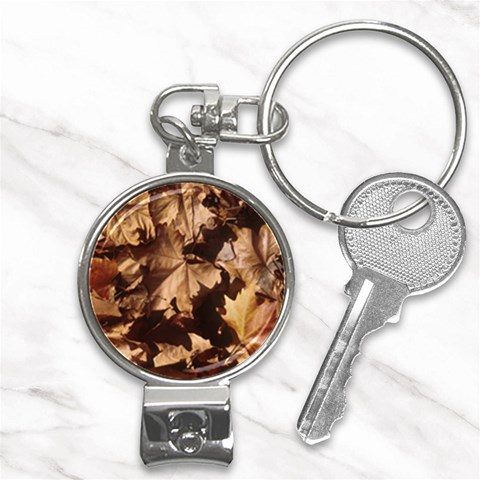 leaves Nail Clippers Key Chain from ArtsNow.com Front