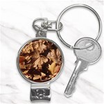 leaves Nail Clippers Key Chain