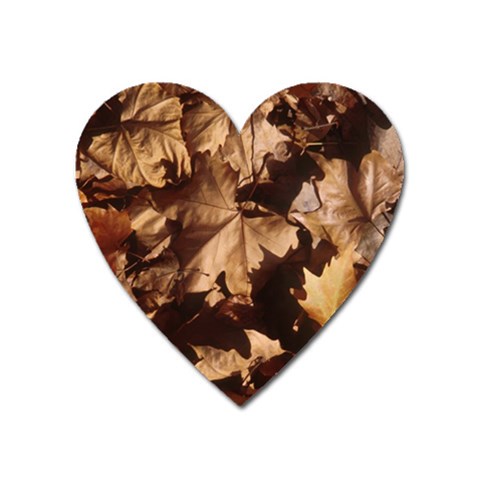 leaves Magnet (Heart) from ArtsNow.com Front