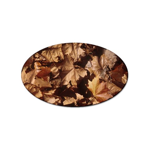 leaves Sticker Oval (10 pack) from ArtsNow.com Front
