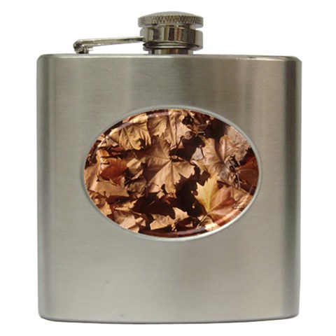 leaves Hip Flask (6 oz) from ArtsNow.com Front