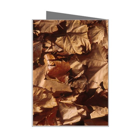 leaves Mini Greeting Card from ArtsNow.com Right