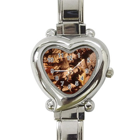 leaves Heart Italian Charm Watch from ArtsNow.com Front