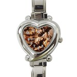 leaves Heart Italian Charm Watch