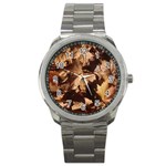 leaves Sport Metal Watch