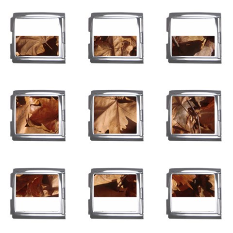 leaves Mega Link Italian Charm (9 pack) from ArtsNow.com Front