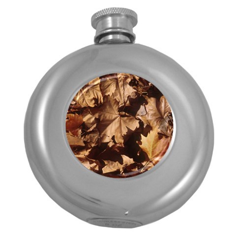 leaves Hip Flask (5 oz) from ArtsNow.com Front