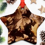 leaves Star Ornament (Two Sides)