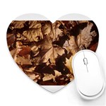leaves Mousepad (Heart)