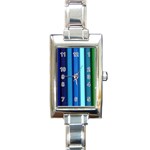 colours-cl3 Rectangular Italian Charm Watch