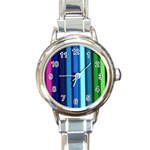 colours-cl3 Round Italian Charm Watch
