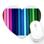 colours-cl3 Mousepad (Heart)