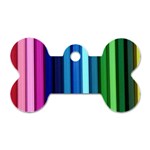 colours-cl3 Dog Tag Bone (Two Sides)
