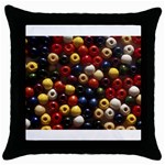colour-08 Throw Pillow Case (Black)