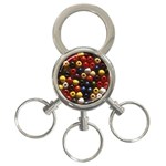 colour-08 3-Ring Key Chain