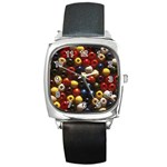 colour-08 Square Metal Watch