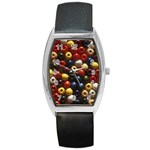 colour-08 Barrel Style Metal Watch