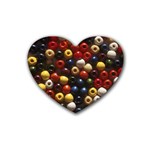 colour-08 Heart Coaster (4 pack)