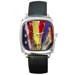 colour-05 Square Metal Watch