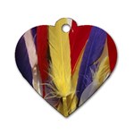 colour-05 Dog Tag Heart (One Side)