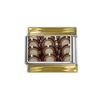 chairs-g1ye Gold Trim Italian Charm (9mm)