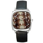 chairs-g1ye Square Metal Watch