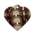 chairs-g1ye Dog Tag Heart (Two Sides)