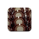 chairs-g1ye Rubber Coaster (Square)