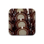 chairs-g1ye Rubber Square Coaster (4 pack)