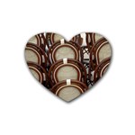 chairs-g1ye Rubber Coaster (Heart)