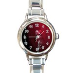 watermark2 Round Italian Charm Watch