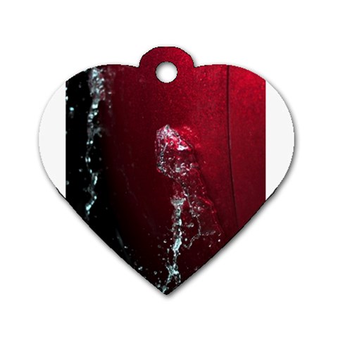 watermark2 Dog Tag Heart (One Side) from ArtsNow.com Front