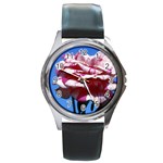 flower-bv5wa Round Metal Watch