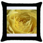 flower-07 Throw Pillow Case (Black)