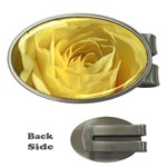 flower-07 Money Clip (Oval)
