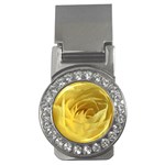 flower-07 Money Clip (CZ)